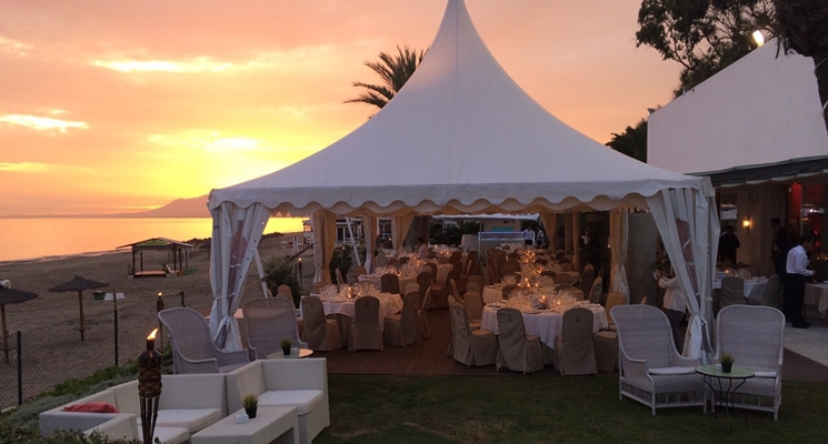 Banquete de boda en el Beach Club Estrella del Mar