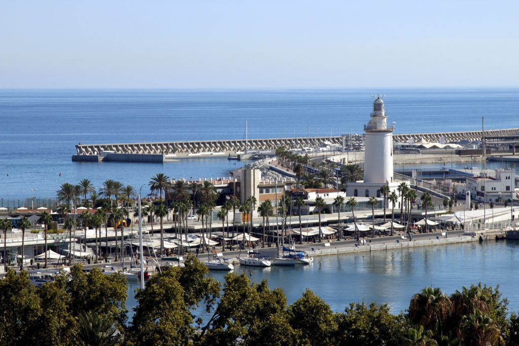 Málaga port