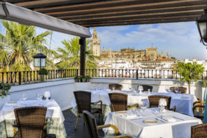 Terraza Restaurante El Mirador de Sevilla - Vincci La Rábida
