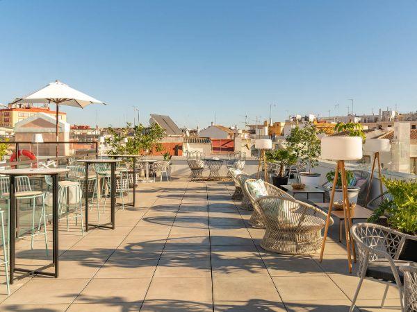 Solarium Bar-Terrace Vincci Molviedro 4* Seville Solarium Bar-Terrace Vincci Molviedro 4* Seville