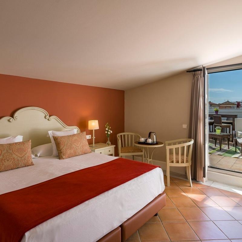 Superior Double Roomwith Terrace Vincci La Rábida 4* Seville Superior Double Roomwith Terrace Vincci La Rábida 4* Seville