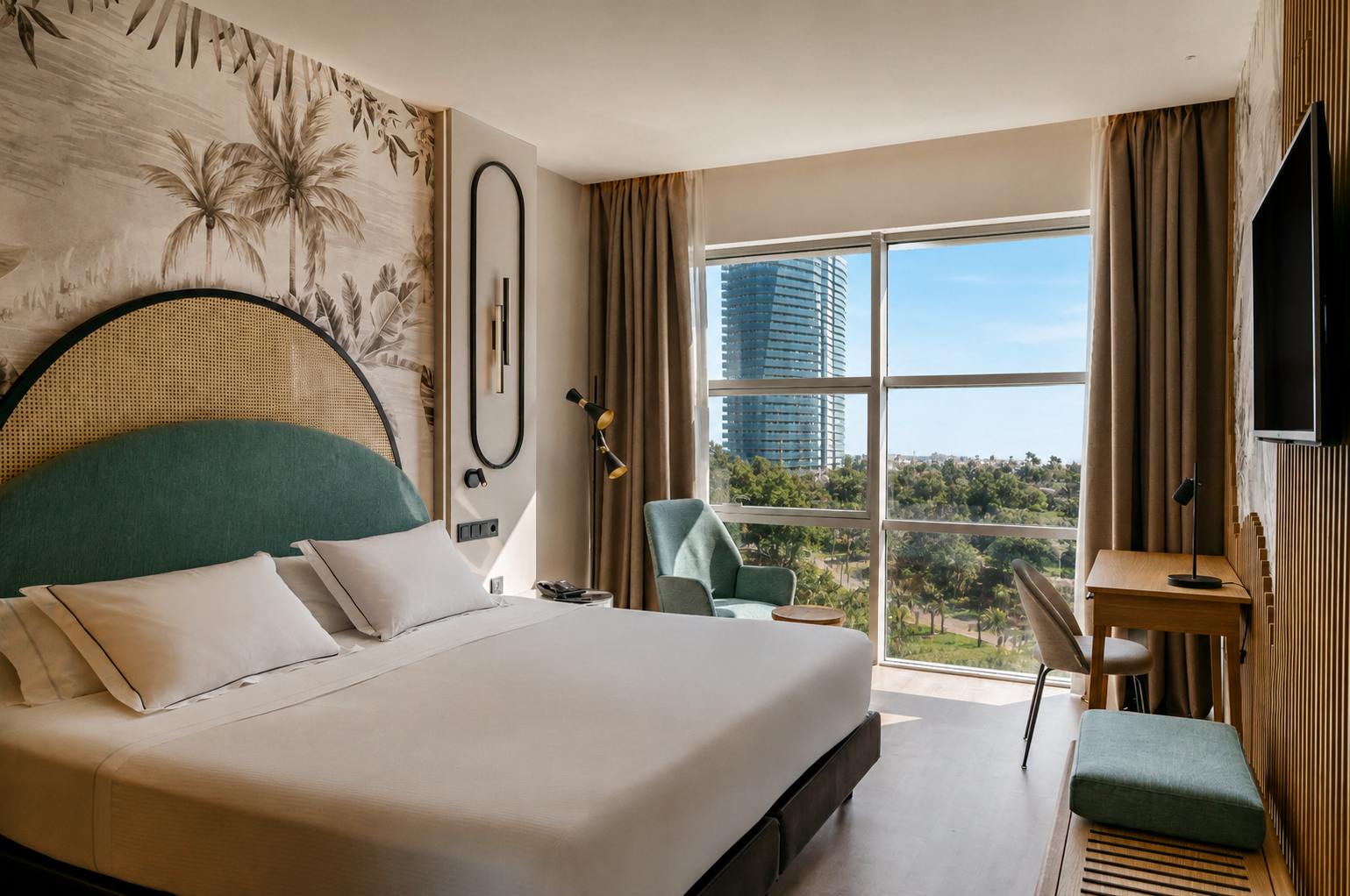 HABITACIÓN SUPERIOR VISTA JARDIN  Vincci Marítimo 4* Barcelona