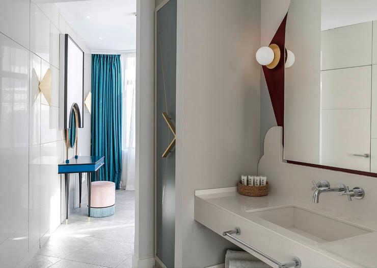 Deluxe Panorama-Zimmer Gran Vía Vincci Capitol 4* Madrid Deluxe Panorama-Zimmer Gran Vía Vincci Capitol 4* Madrid