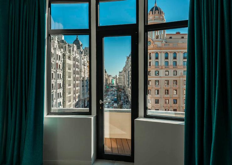 Deluxe Panorama-Zimmer Gran Vía Vincci Capitol 4* Madrid Deluxe Panorama-Zimmer Gran Vía Vincci Capitol 4* Madrid