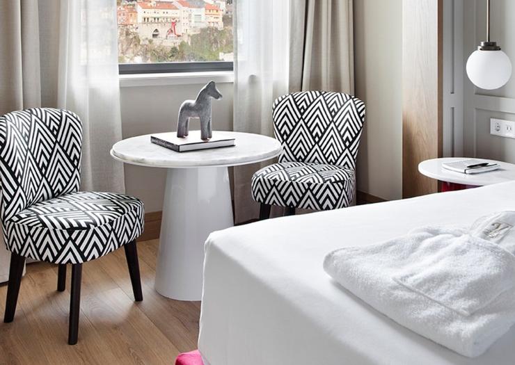 Habitación Estándar Vistas Vincci Ponte de Ferro 4* Oporto Habitación Estándar Vistas Vincci Ponte de Ferro 4* Oporto