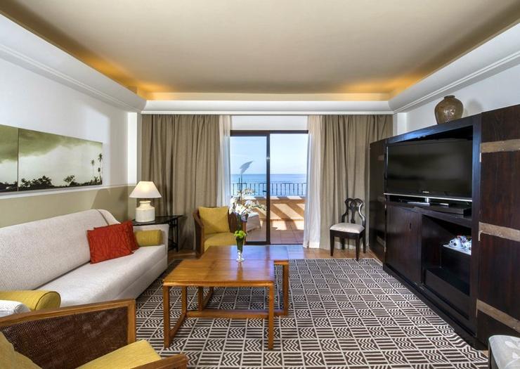Suite Júnior com terraço e vista para o mar Hotel Vincci Selección la Plantación del Sur 5* Tenerife Suite Júnior com terraço e vista para o mar Hotel Vincci Selección la Plantación del Sur 5* Tenerife