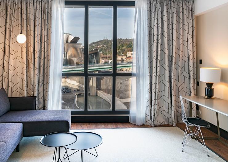 Junior Suite Room Guggenheim views Vincci Consulado de Bilbao 4* Junior Suite Room Guggenheim views Vincci Consulado de Bilbao 4*