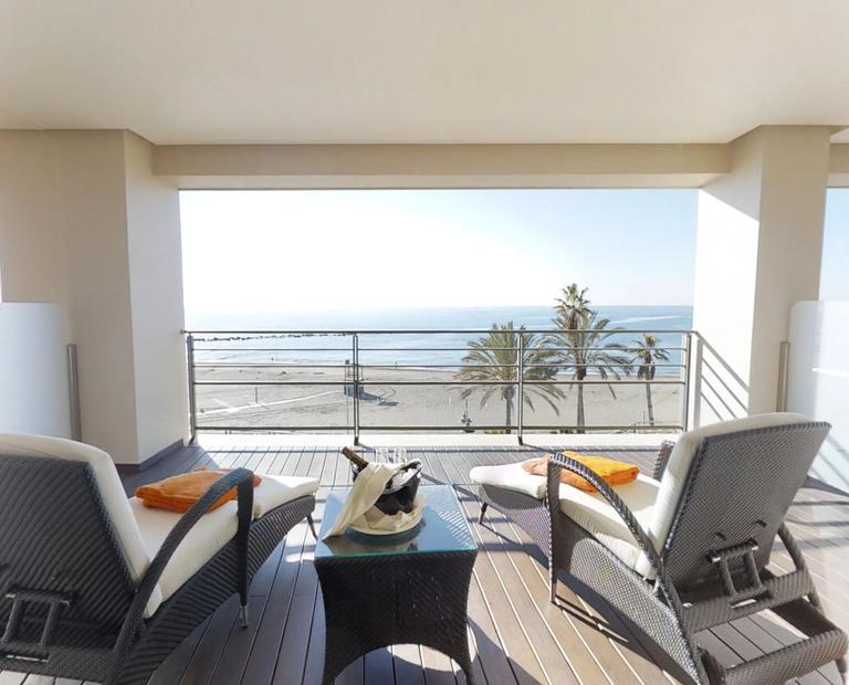 Panorama-Deluxe-Zimmer mit Meerblick Vincci Selección Aleysa 5* Málaga Panorama-Deluxe-Zimmer mit Meerblick Vincci Selección Aleysa 5* Málaga