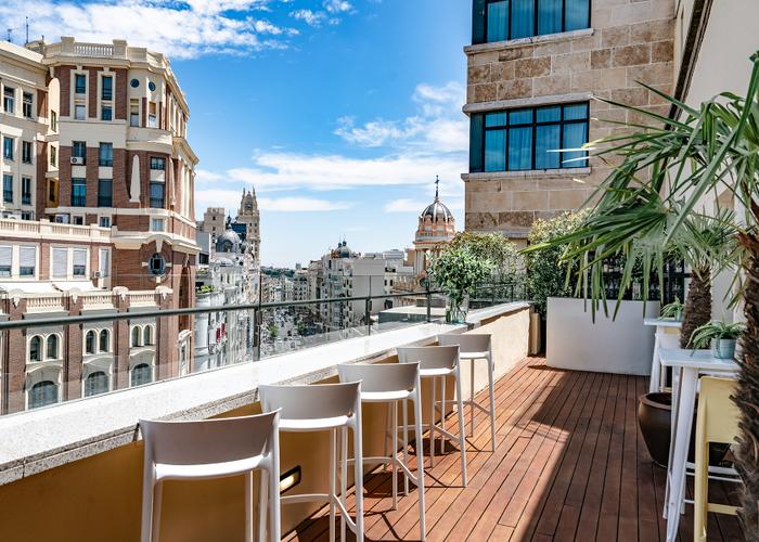 ROOFTOP PANORAMA Vincci Capitol 4* Madrid ROOFTOP PANORAMA Vincci Capitol 4* Madrid