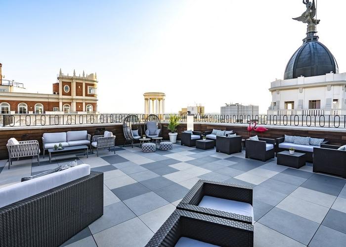 Dachterrase 66 Vincci Vía 66 4* Madrid Dachterrase 66 Vincci Vía 66 4* Madrid