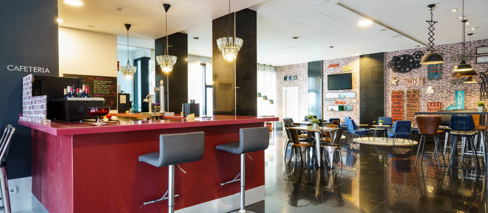 Bar Lounge - Services Hôtel Malaga - Vincci Hoteles