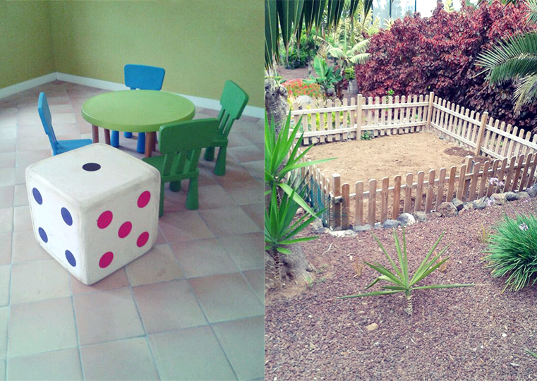 Juego de la Oca gigante y huerto Vincci Selección Buenavista Golf&Spa 5* Lujo Tenerife. Juego de la Oca gigante y huerto Vincci Selección Buenavista Golf&Spa 5* Lujo Tenerife.