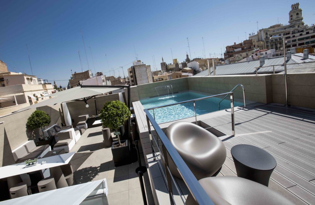 Terraza Vincci Mercat Piscina