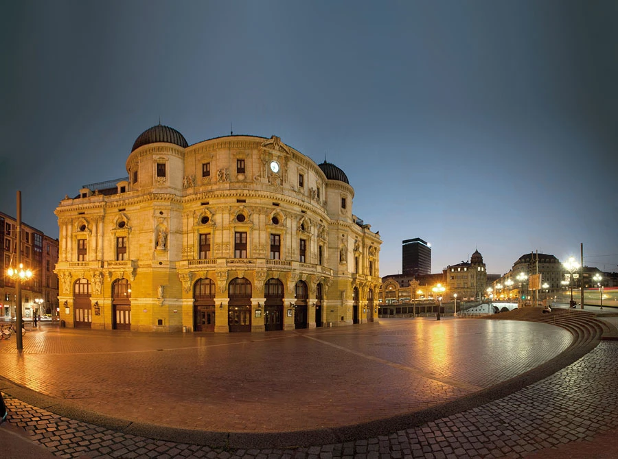 Façade of the Arriaga Theatre
