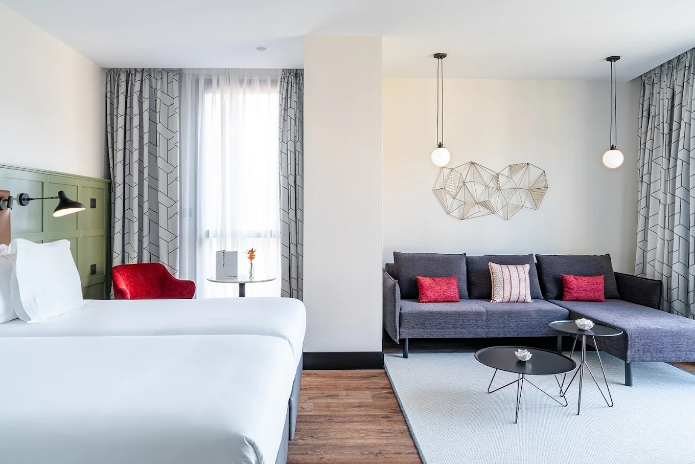 Room with sofa at Vincci Consulado de Bilbao