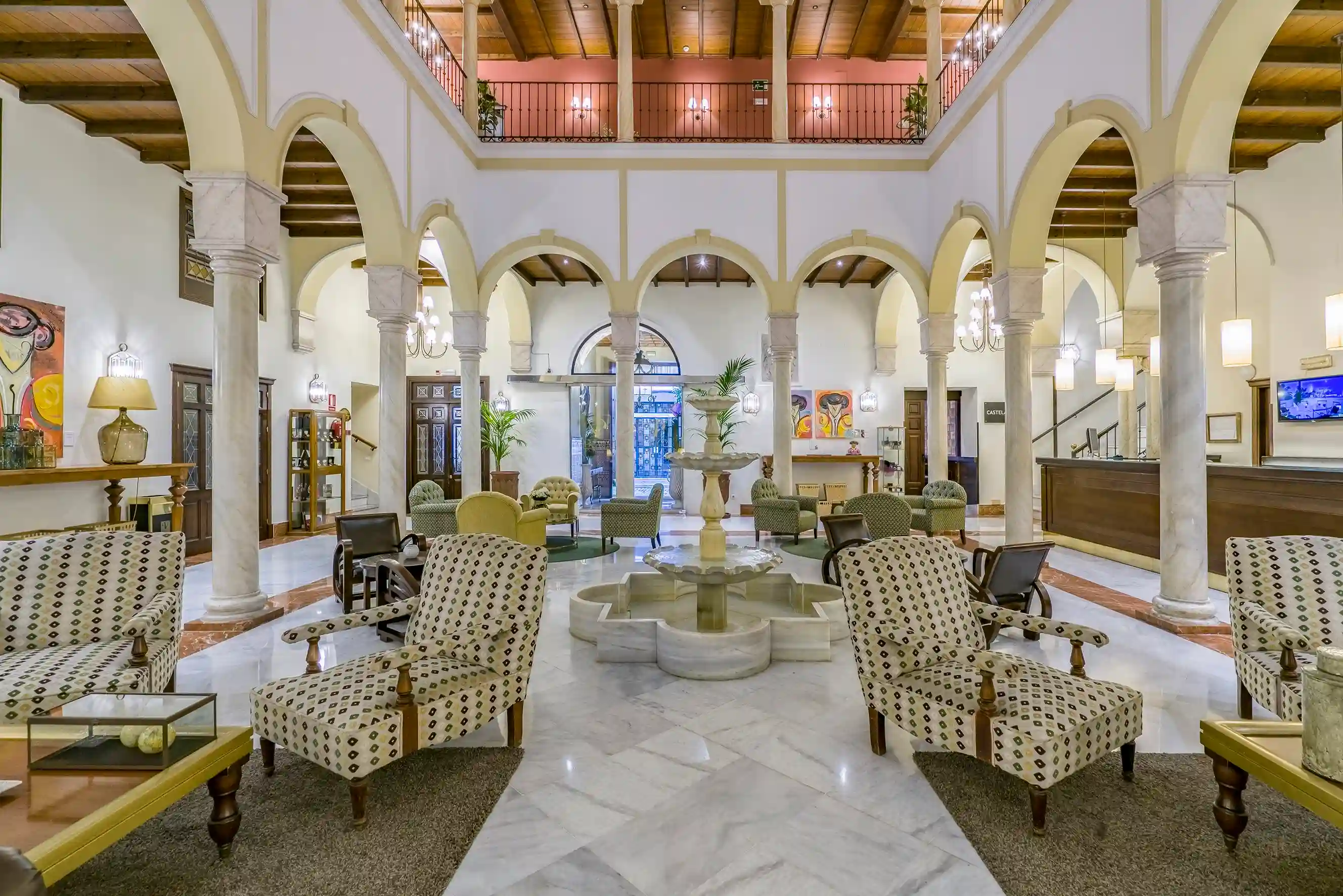 Hall at the Vincci La Rábida 4* Hotel