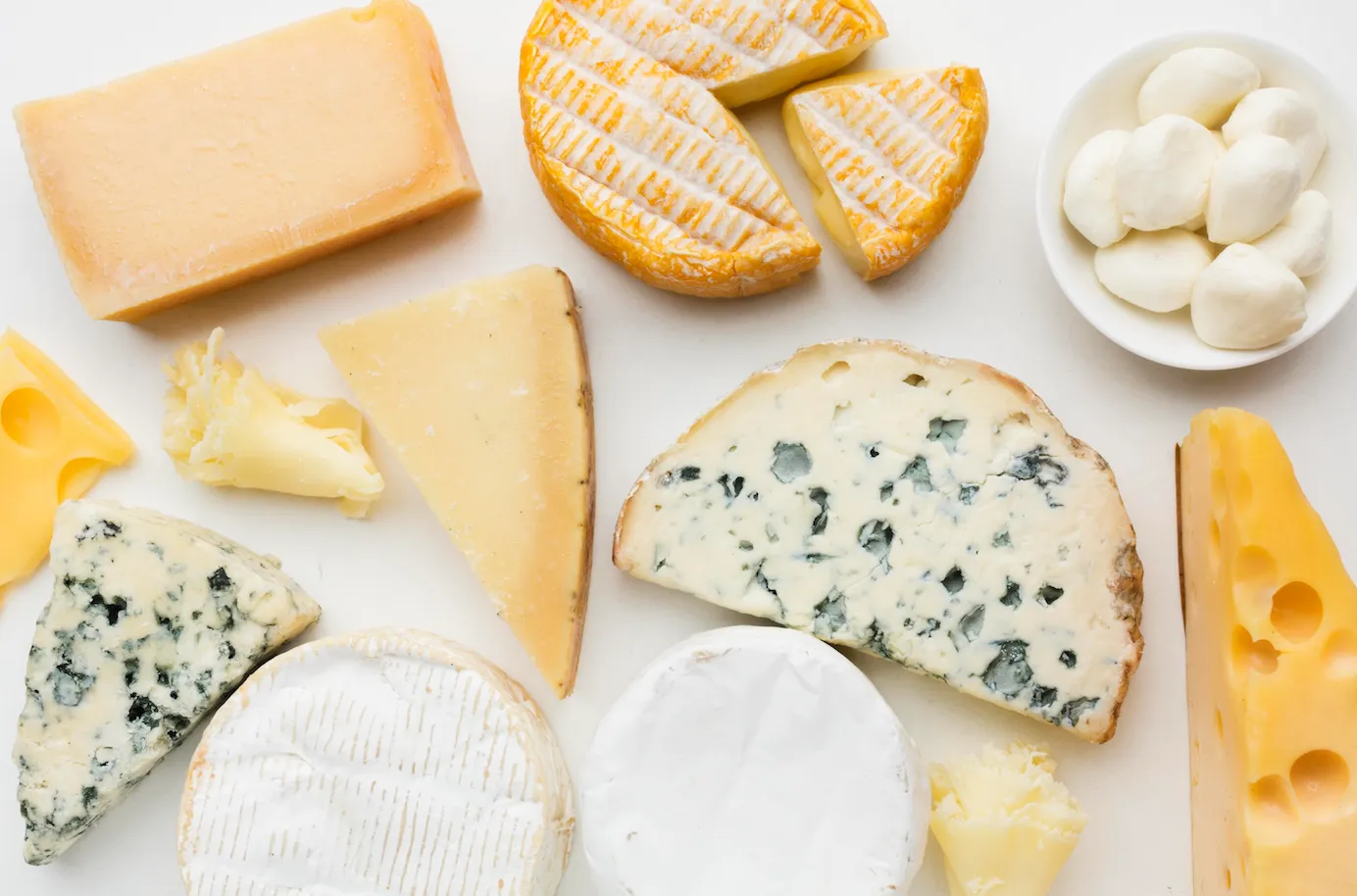 Selection of cheeses