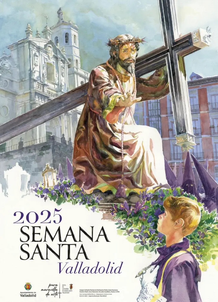 2025 Holy Week Poster in Valladolid