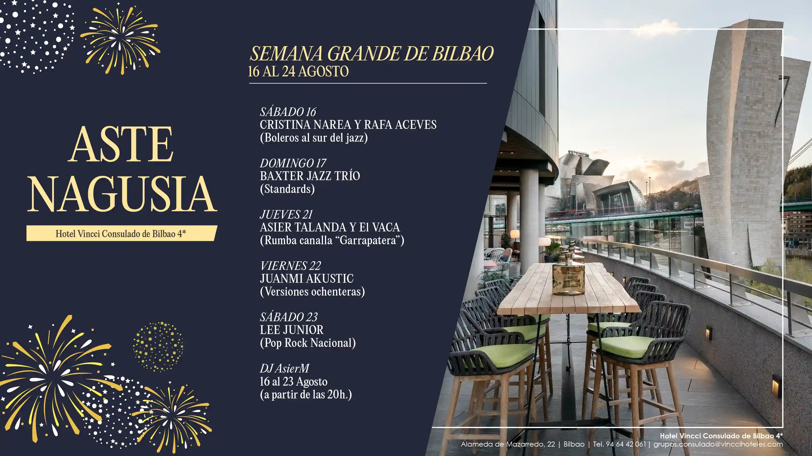 Actuaciones Aste Nagusia 2025