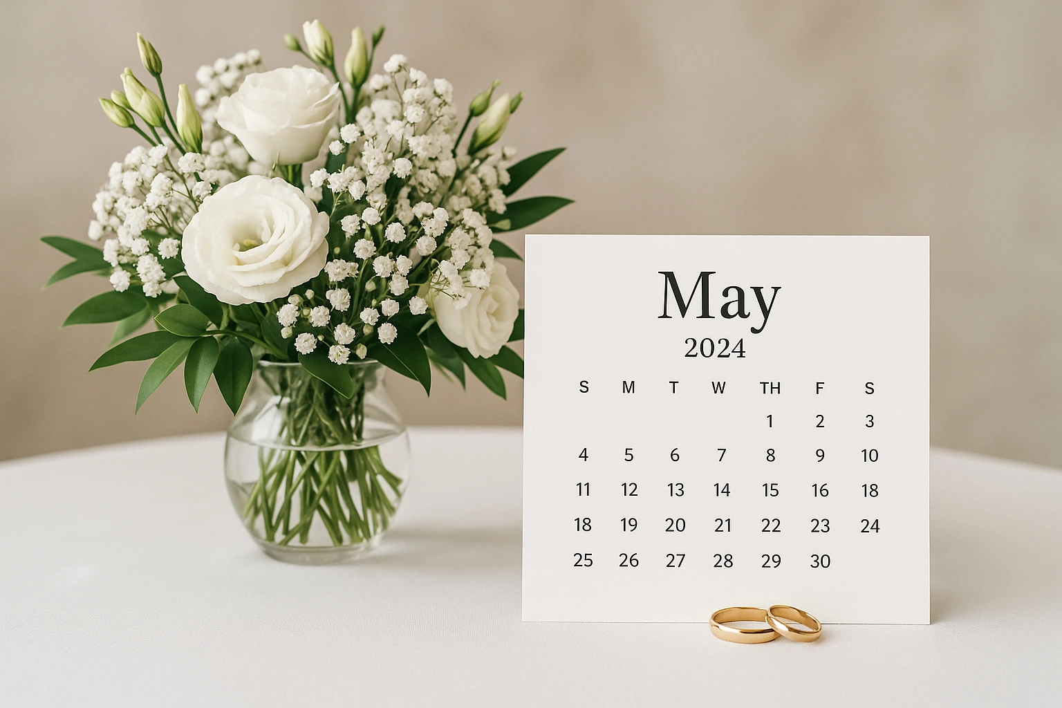 Programación de la fecha una boda