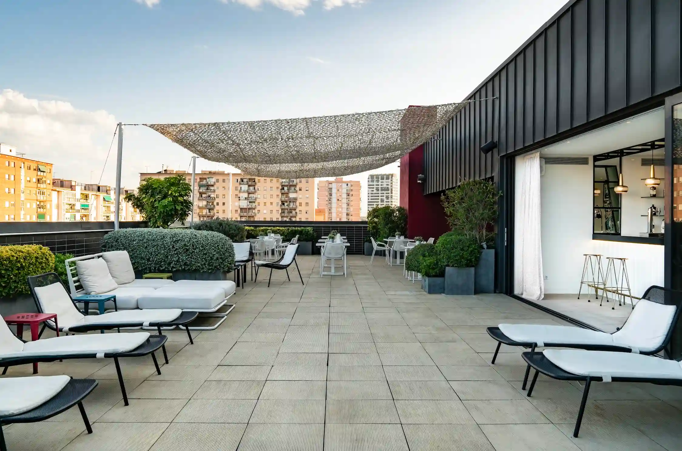 Terrace at the Vincci Bit 4* Hotel