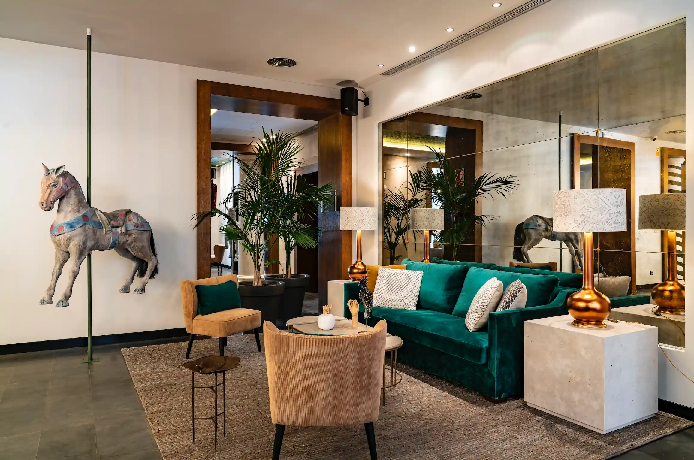 Lobby del Hotel Vincci Soho 4*