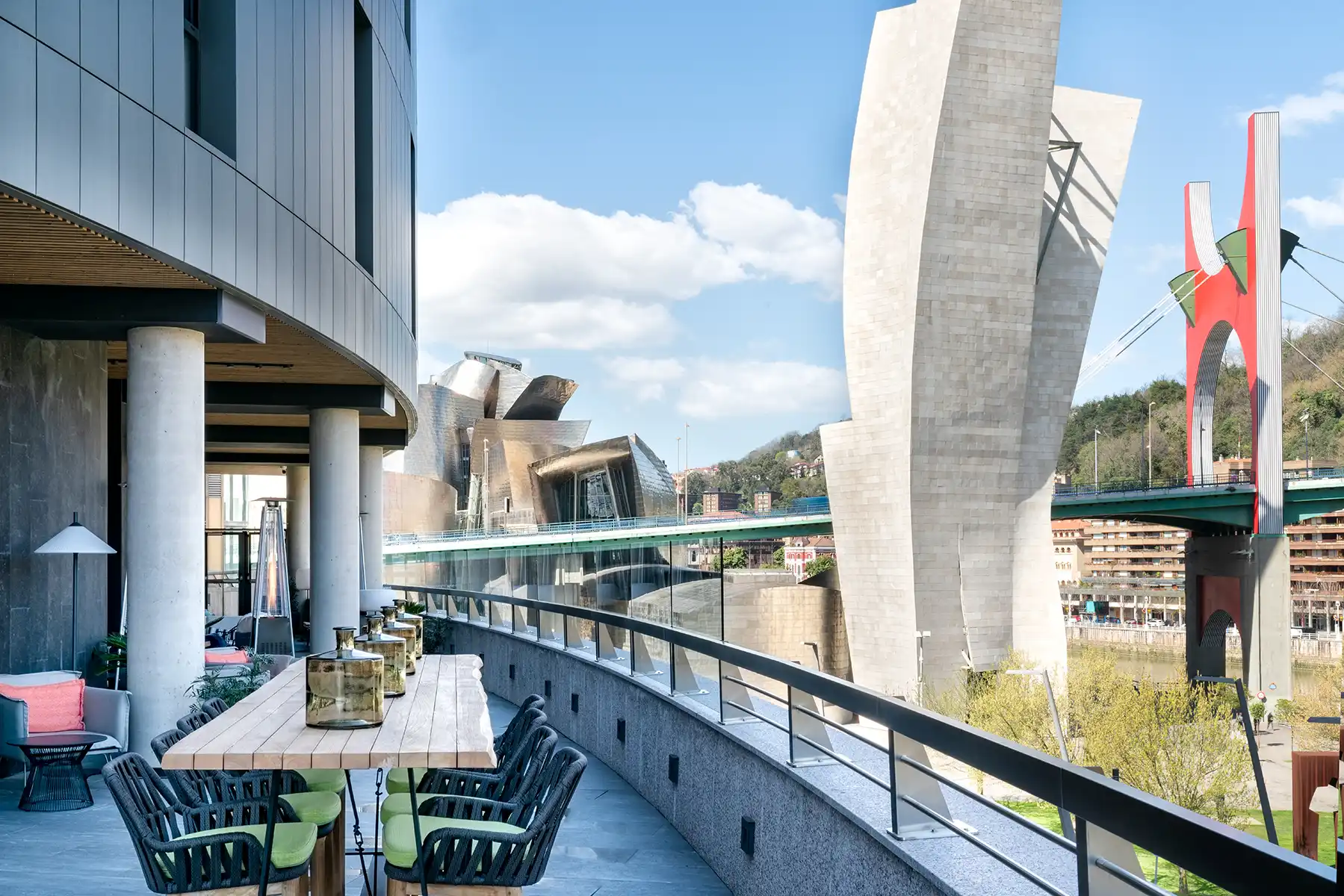Terraza del Hotel Vincci Consulado de Bilbao 4*