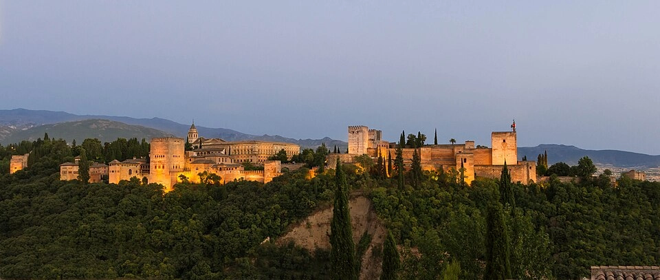 La Alhambra al atardecer, Granada