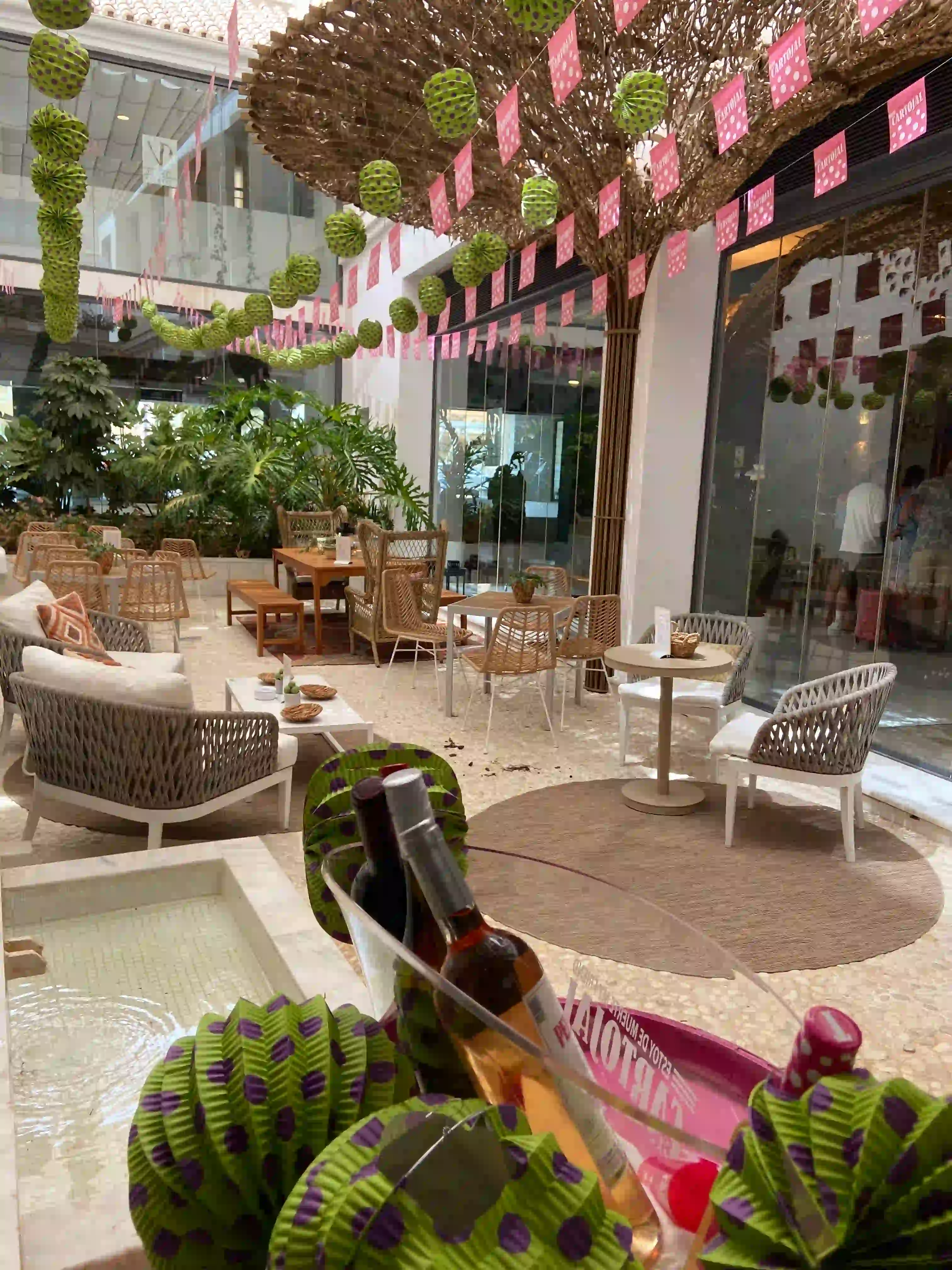 Decoración feria de Málaga Vincci Selección posada del Patio.