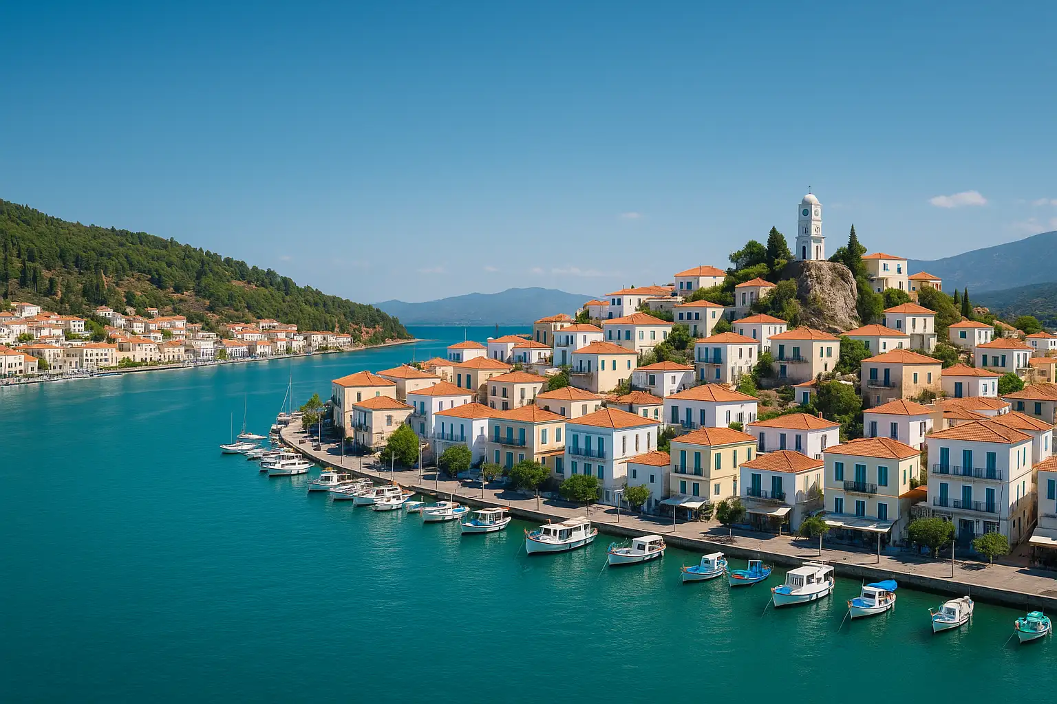 Isla Poros del Golfo Sarónico