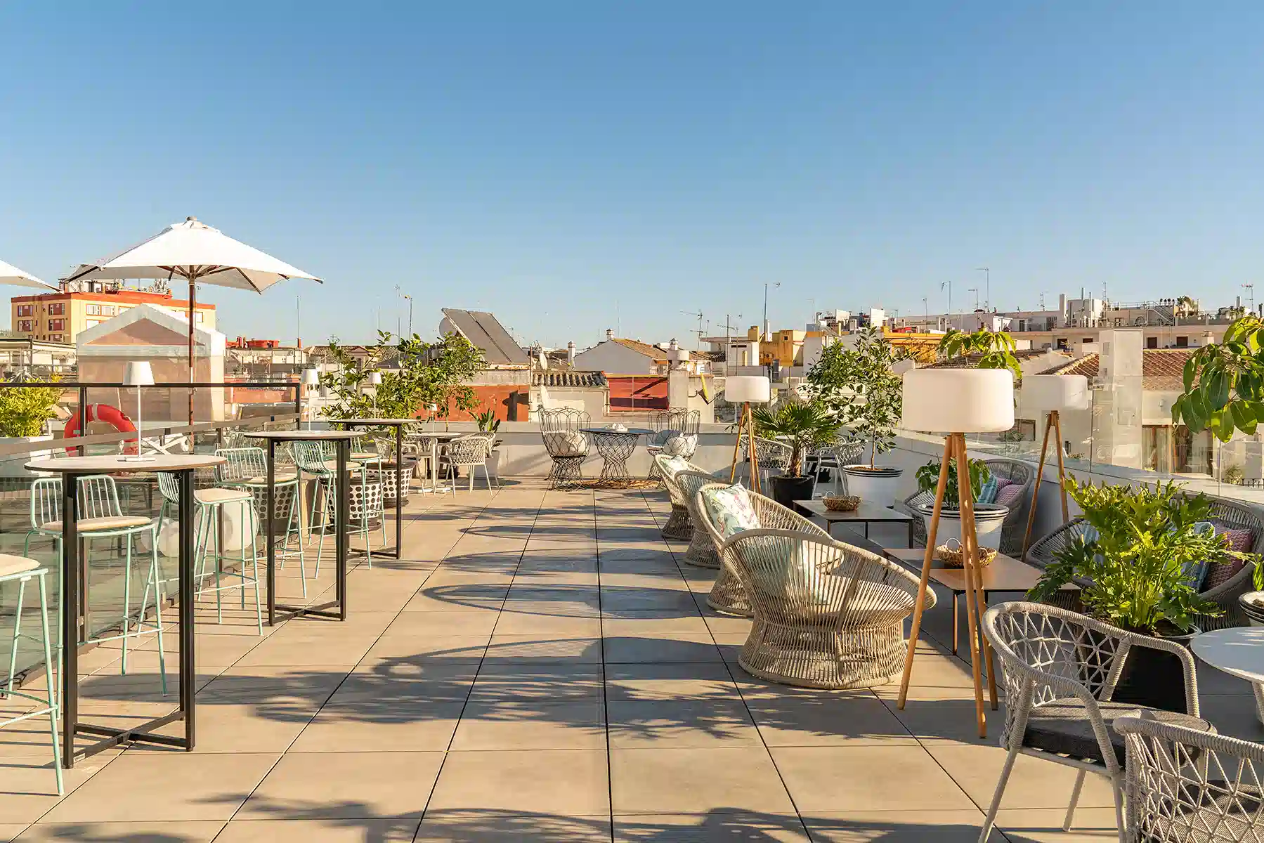 Terraza del Hotel Vincci Molviedro 4*