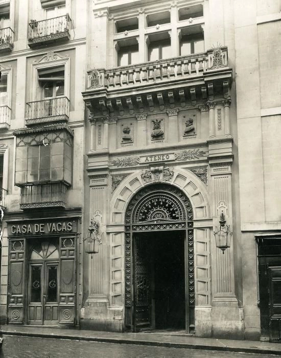 Facade of the Ateneo de Madrid