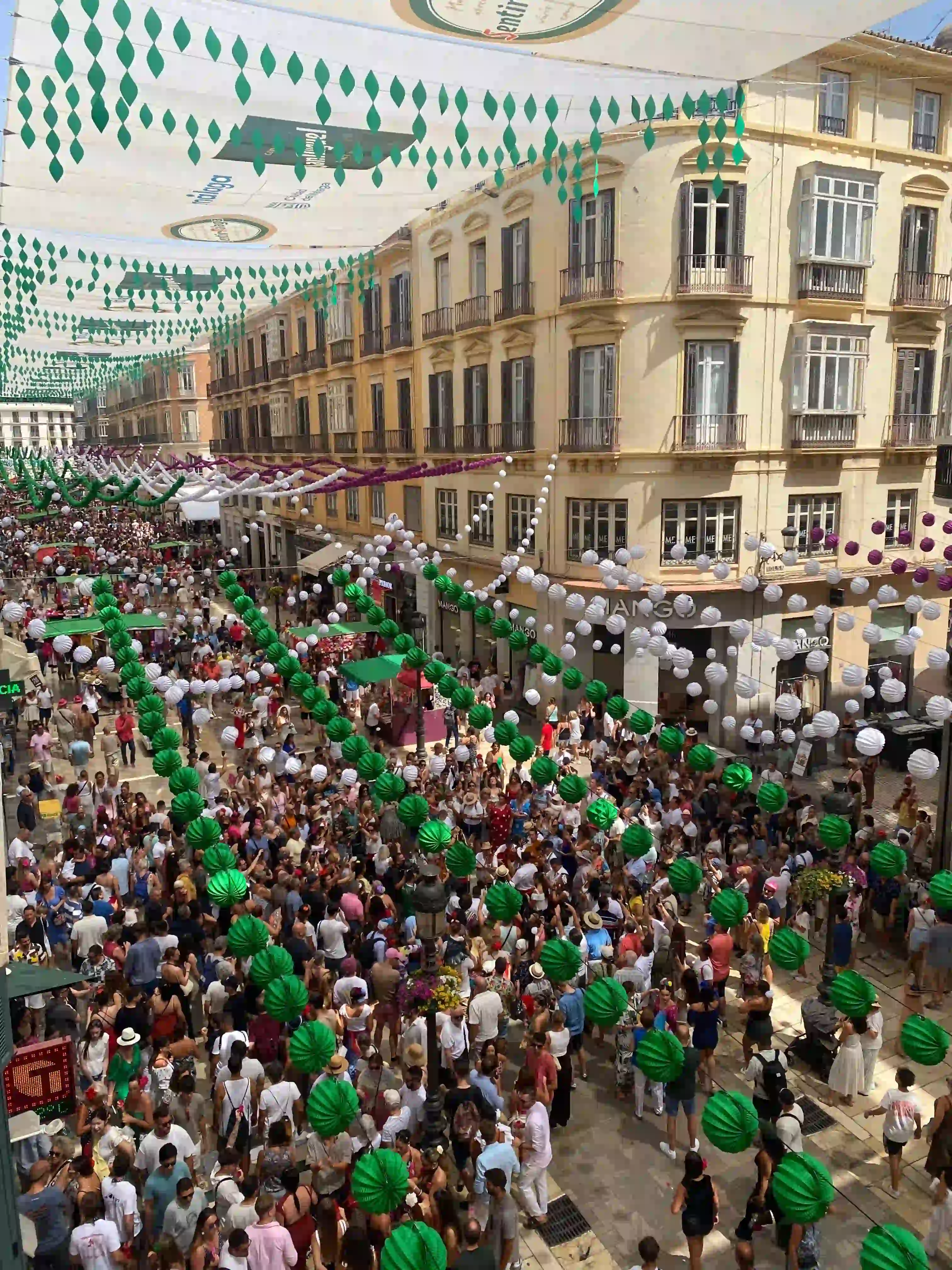 Feria de Málaga de día