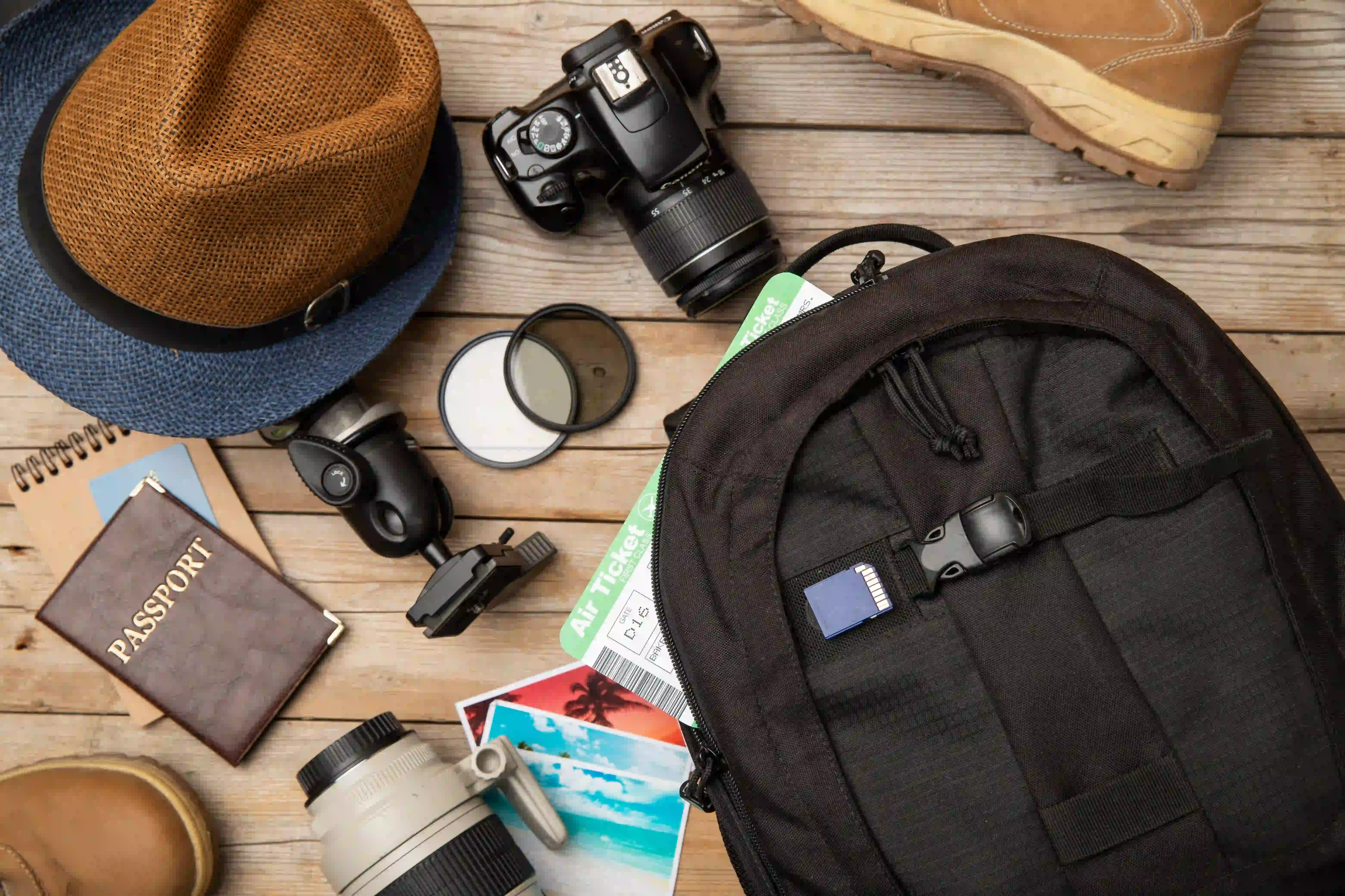 Identification and essentials in your suitcase