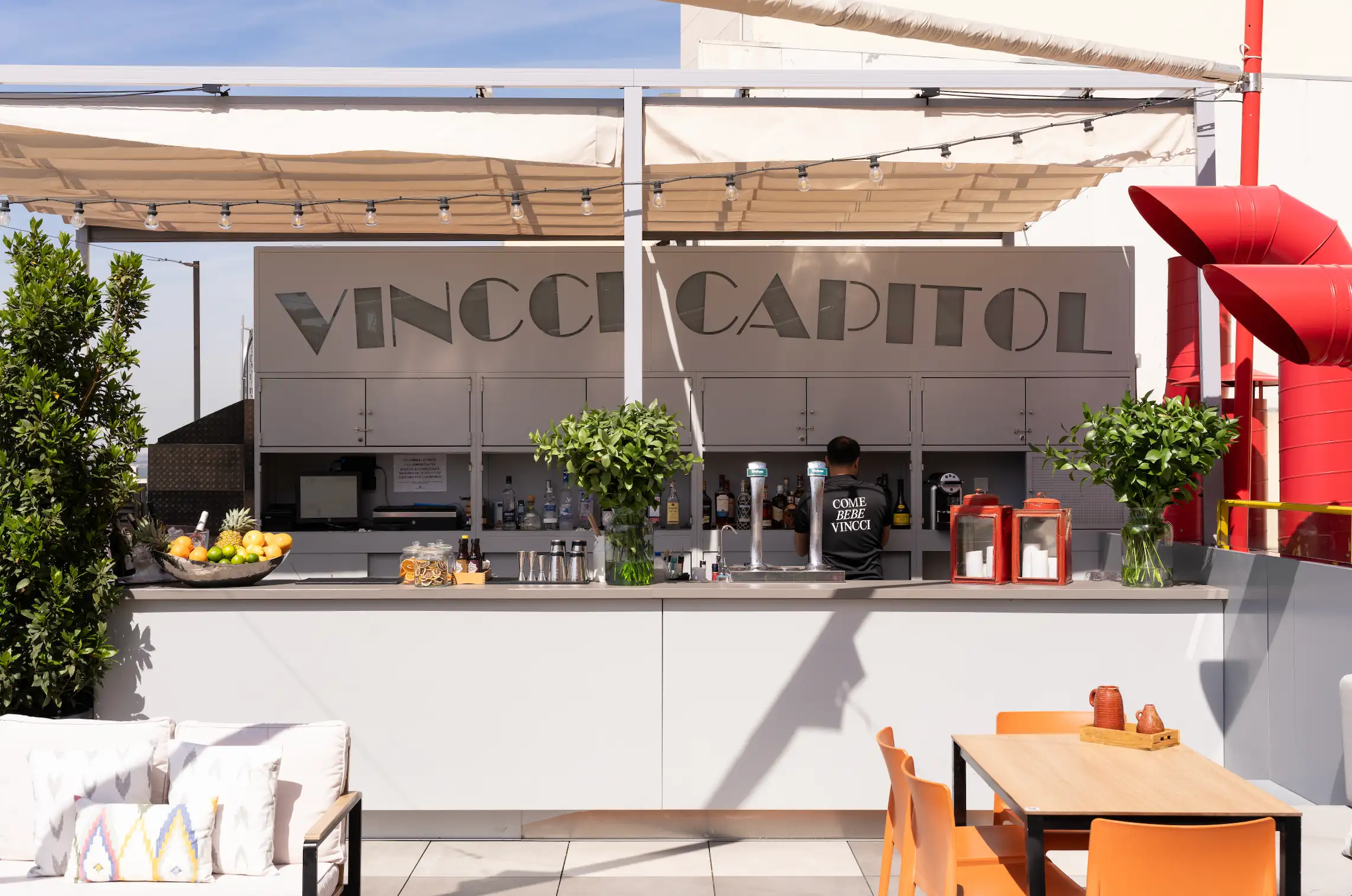 Madrid rooftop terrace Capitol Rooftop