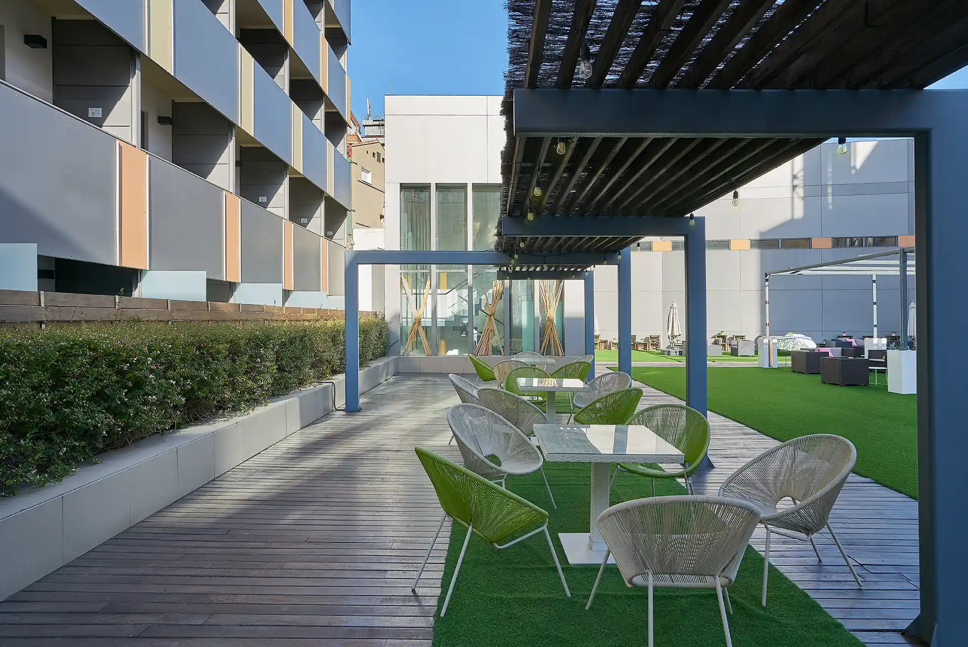 Terraza del Hotel Vincci Zaragoza Zentro 4*