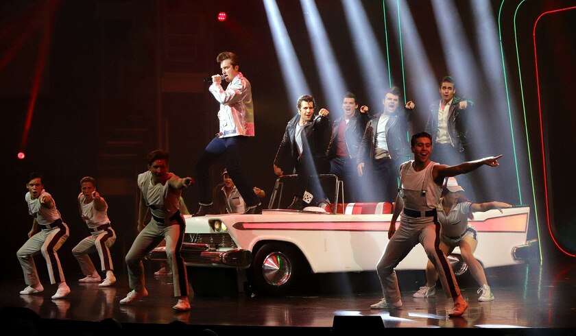 Musicales en España. Elenco del musical Grease de estados unidos