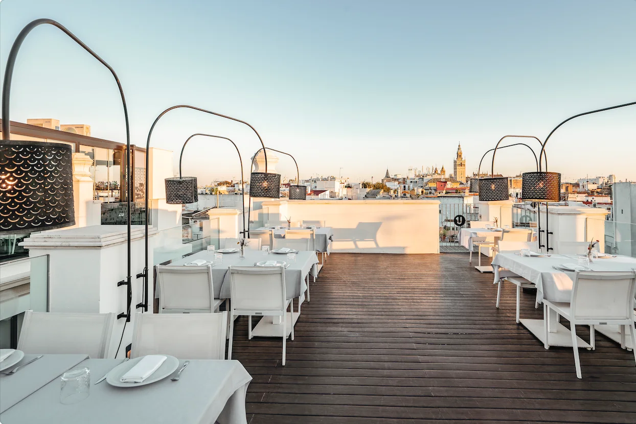 Terrace of Vincci Unuk hotel