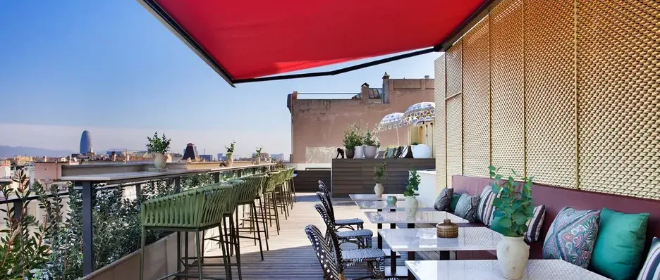 La Galana, the terrace at the Vincci Gala hotel