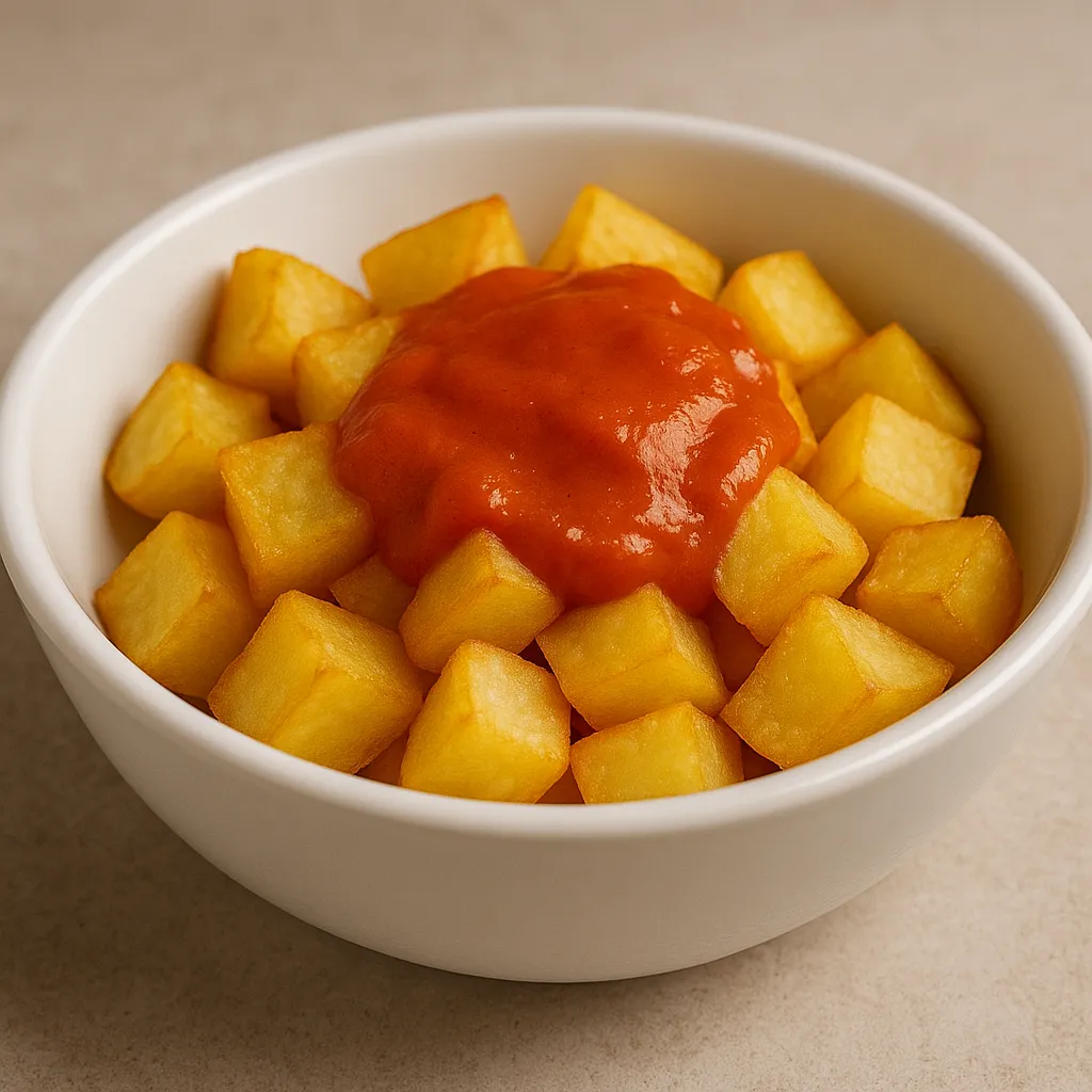 Tapa de patatas bravas