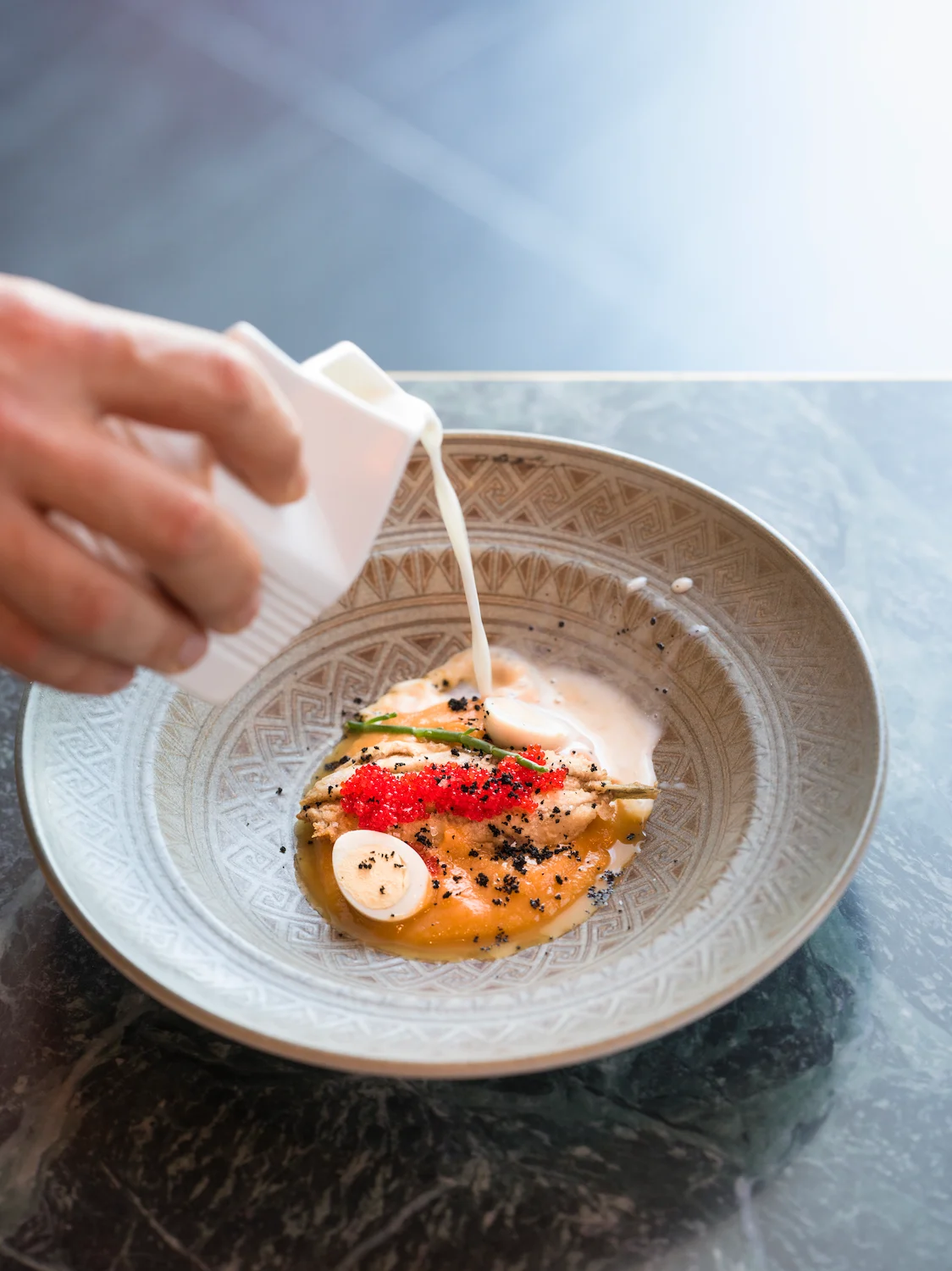 Dish from Entremuros restaurant