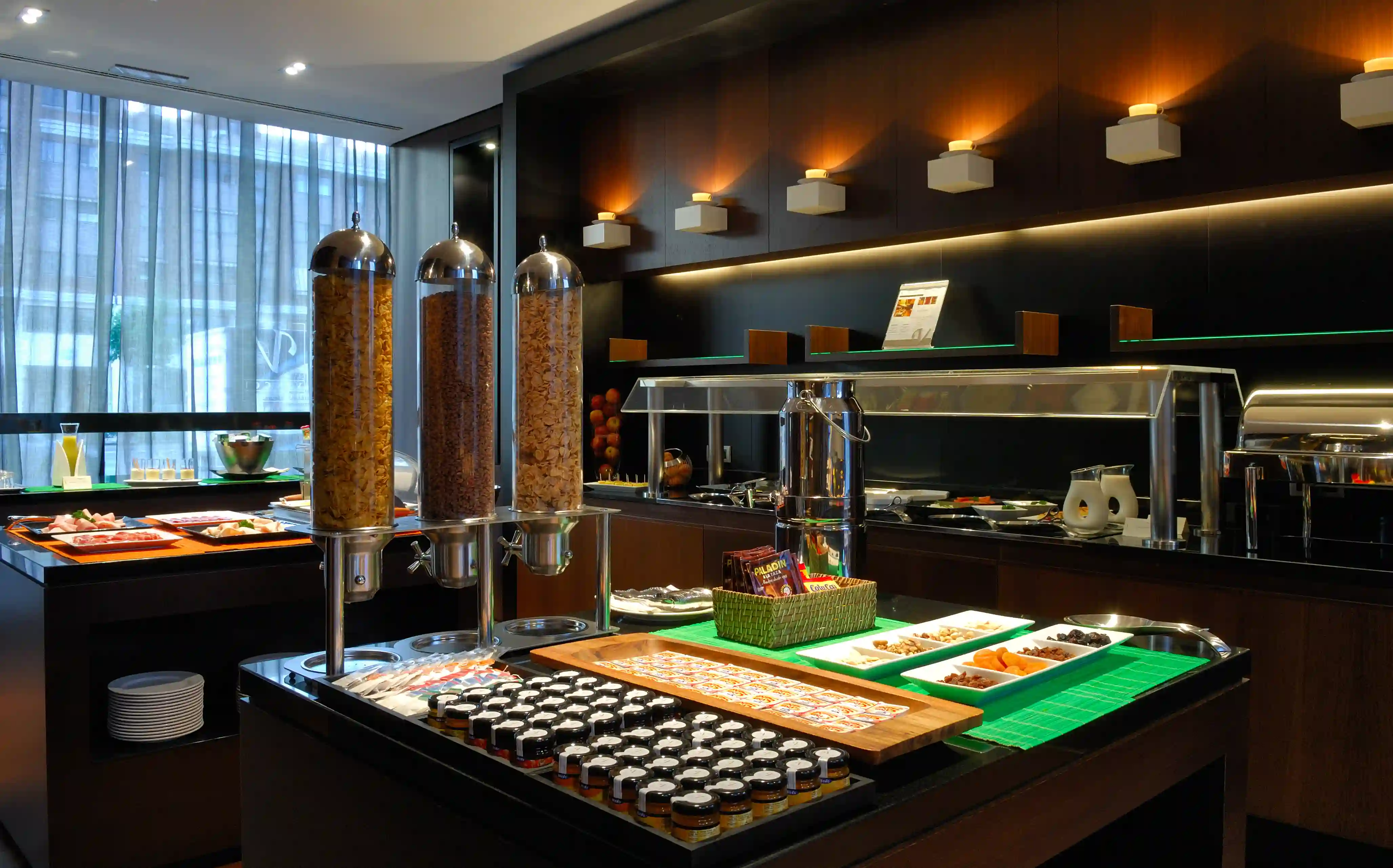 Buffet breakfast at Hotel Vincci Frontaura 4*