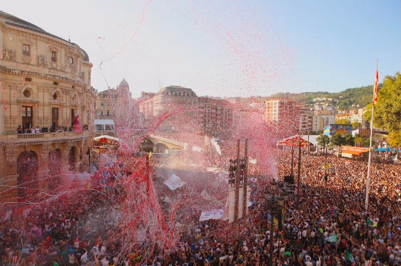 El Txupinazo inicio de La Semana Grande