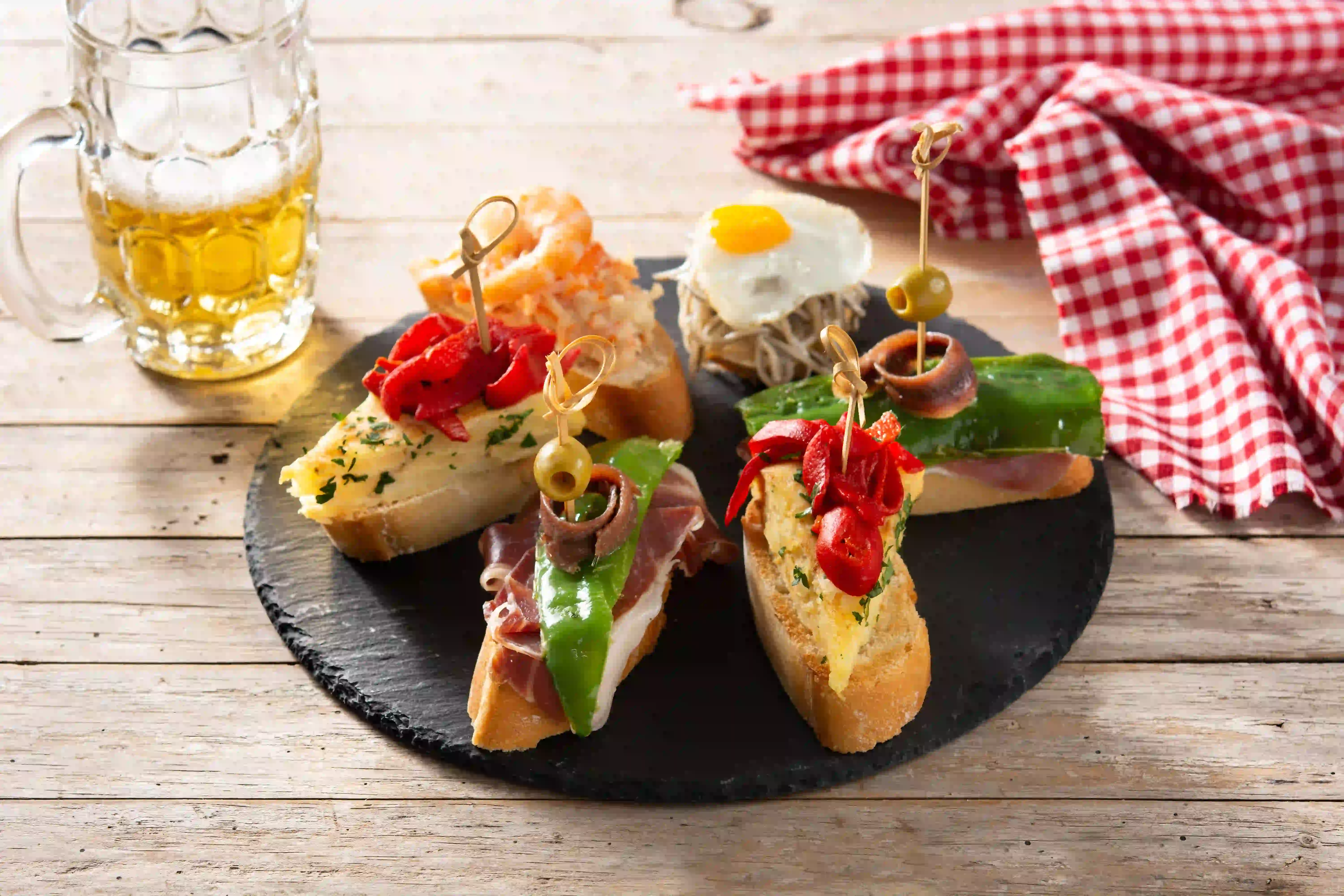 Pintxos comida típica de Bilbao
