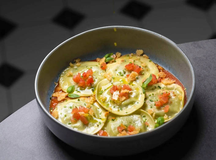 Ricotta and Spinach Ravioli