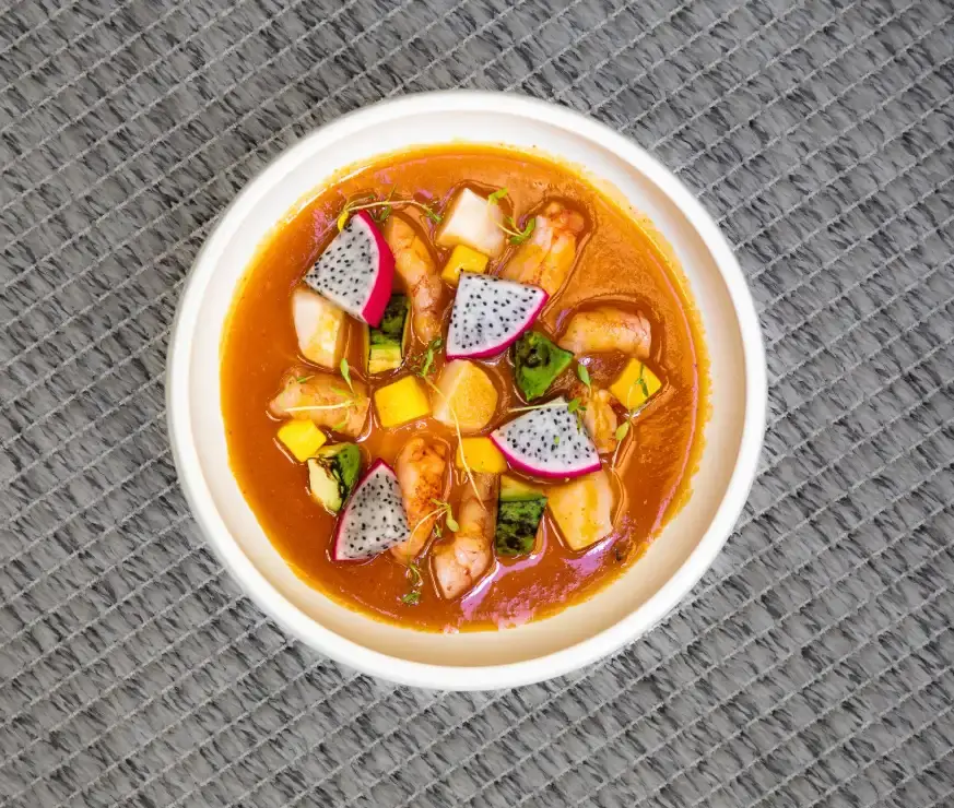 “Back to Life” with Red Prawns and Scallops