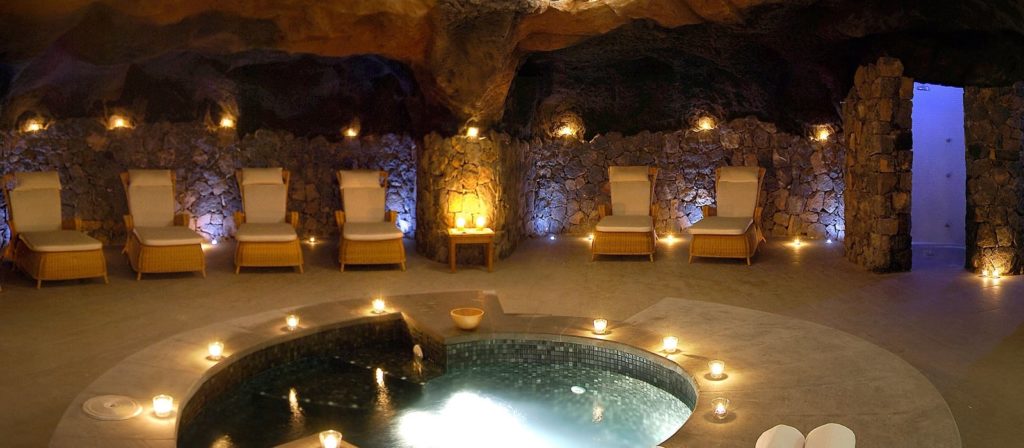 áreas de spa nammu del hotel Vincci selección la plantación del sur en Tenerife