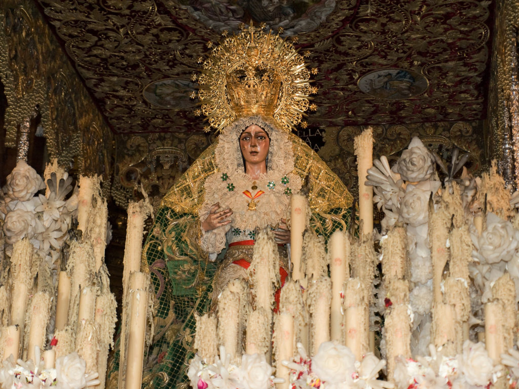 Imagen de la Virgen de La Macarena de Sevilla