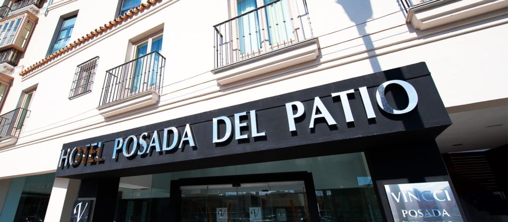 Fachada del hotel Vincci Selección Posada del Patio en Málaga
