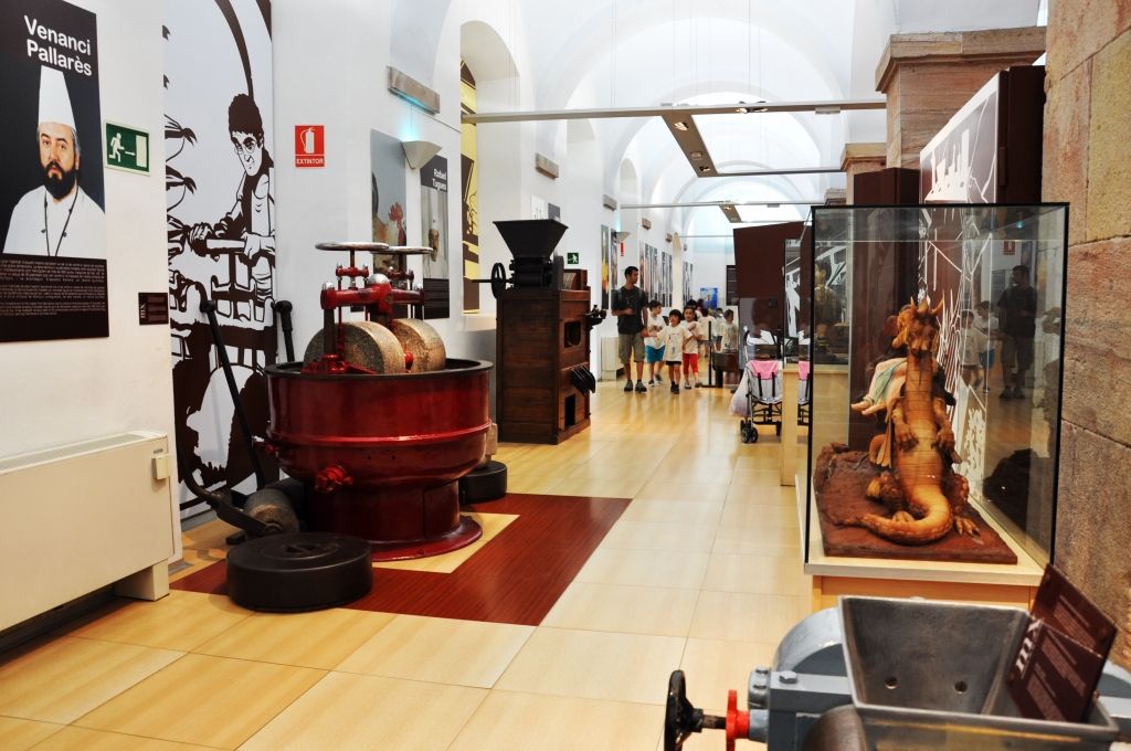 Excursión de niños en el Museo del Chocolate de Barcelona
